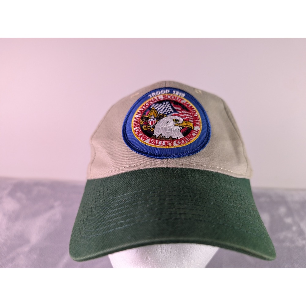 Boy Scouts 2005 National Scout Jamboree Okaw Valley Council Troop 1219 Hat Tan